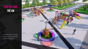 khu vui chơi trẻ em khu đô thị Âu Cơ thị xã Phú Thọ