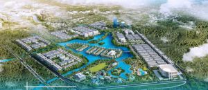 Phối cảnh tổng thể khu đô thị Wonder World Vĩnh Yên