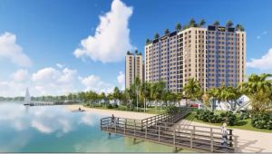 Phối cảnh khu chung cư Bạch Đằng Lake View Hải Dương