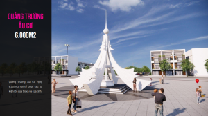 quảng trường Âu Cơ khu đô thị Âu Cơ thị xã Phú Thọ