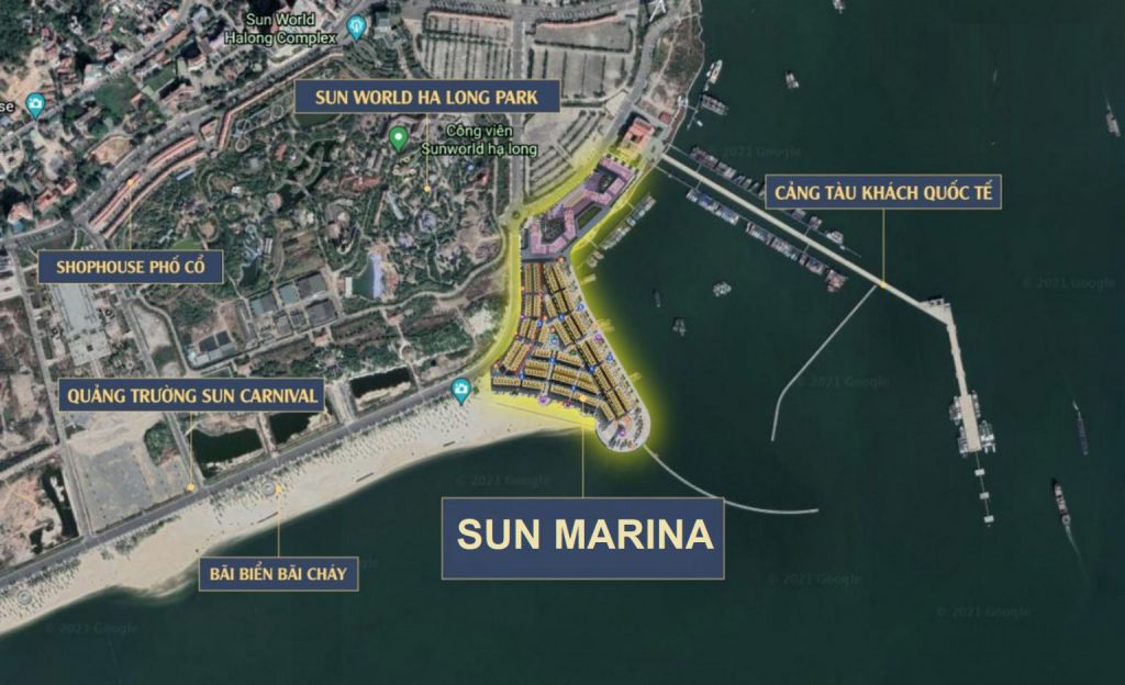 vị trí sun marina town
