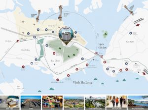 vị trí Chung cư The dragon Castle Quảng Ninh