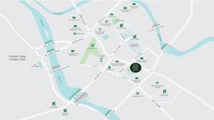 vị trí dự án thạch bàn lakeside