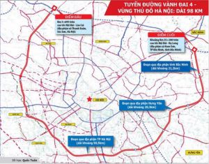 Quy hoạch tuyến đường Vành đai 4 - vùng Thủ đô Hà Nội